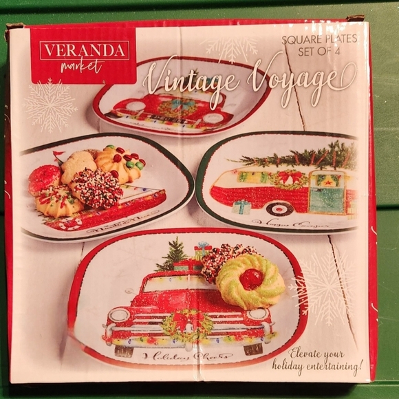 Christmas Plates and Table Placemat - Picture 1 of 3